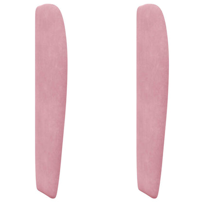 Orecchia della Testata Rosa 80 x 23 x 6 cm Velluto