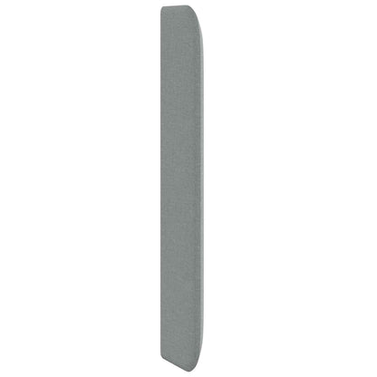Orecchia della Testata Grigio chiaro 80 x 16 x 4 cm Tessuto