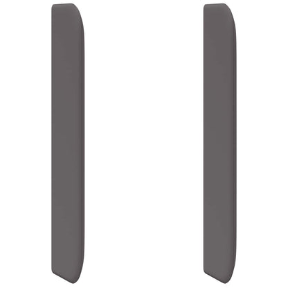 Orecchia della Testata Grigio 80 x 16 x 4 cm PVC
