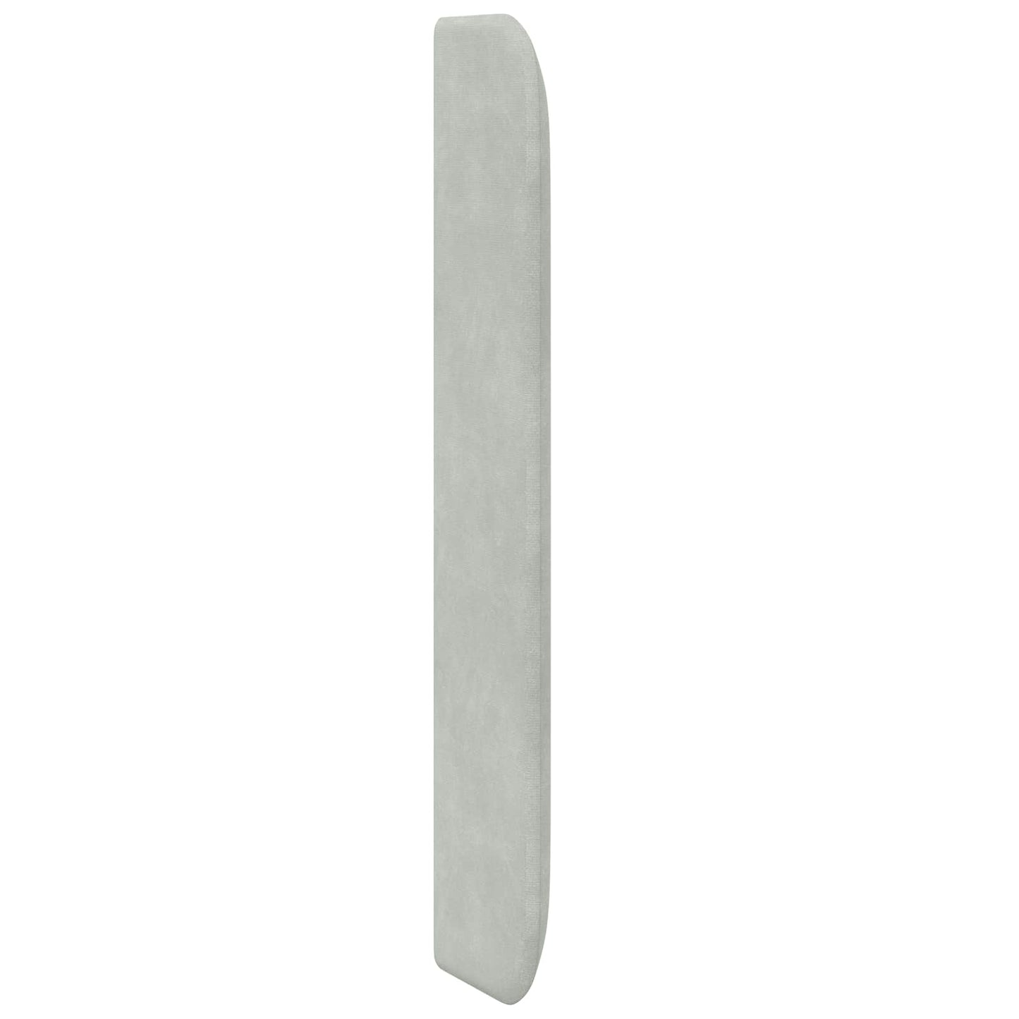 Orecchia della Testata Grigio chiaro 80 x 16 x 4 cm Velluto