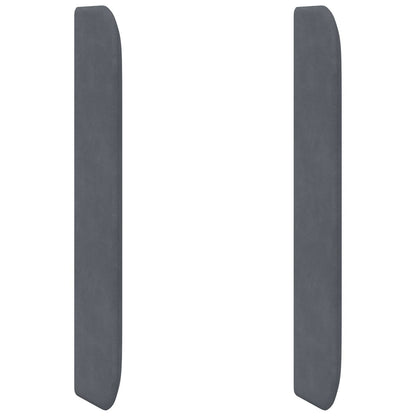 Orecchia della Testata Grigio 80 x 16 x 4 cm Velluto