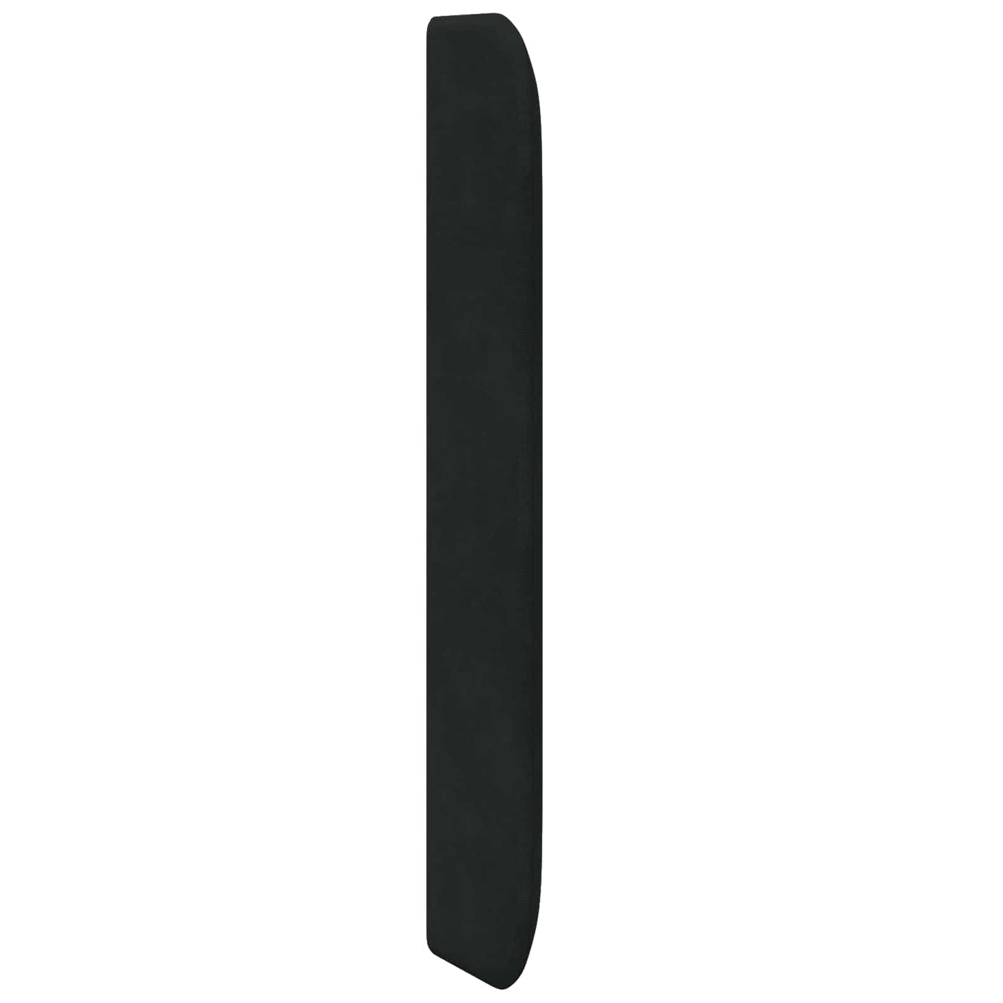 Orecchia della Testata Nero 80 x 16 x 4 cm Velluto