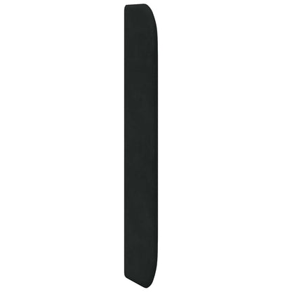 Orecchia della Testata Nero 80 x 16 x 4 cm Velluto