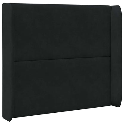 Orecchia della Testata Nero 80 x 16 x 4 cm Velluto