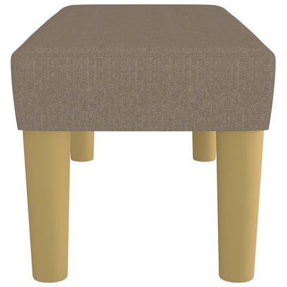 Panca Tortora 70x30x30 cm in Tessuto