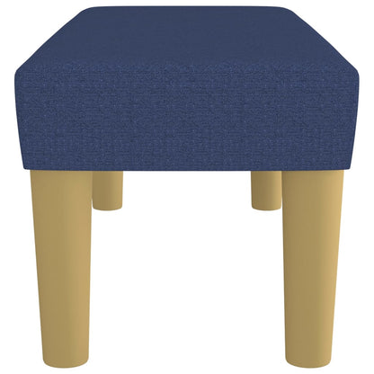 Panca Blu 70x30x30 cm in Tessuto