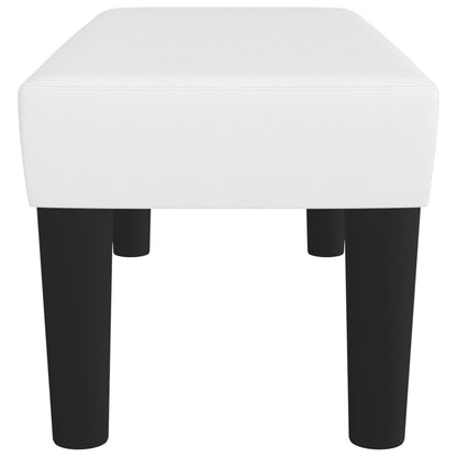 Panca Bianca 70x30x30 cm in Similpelle