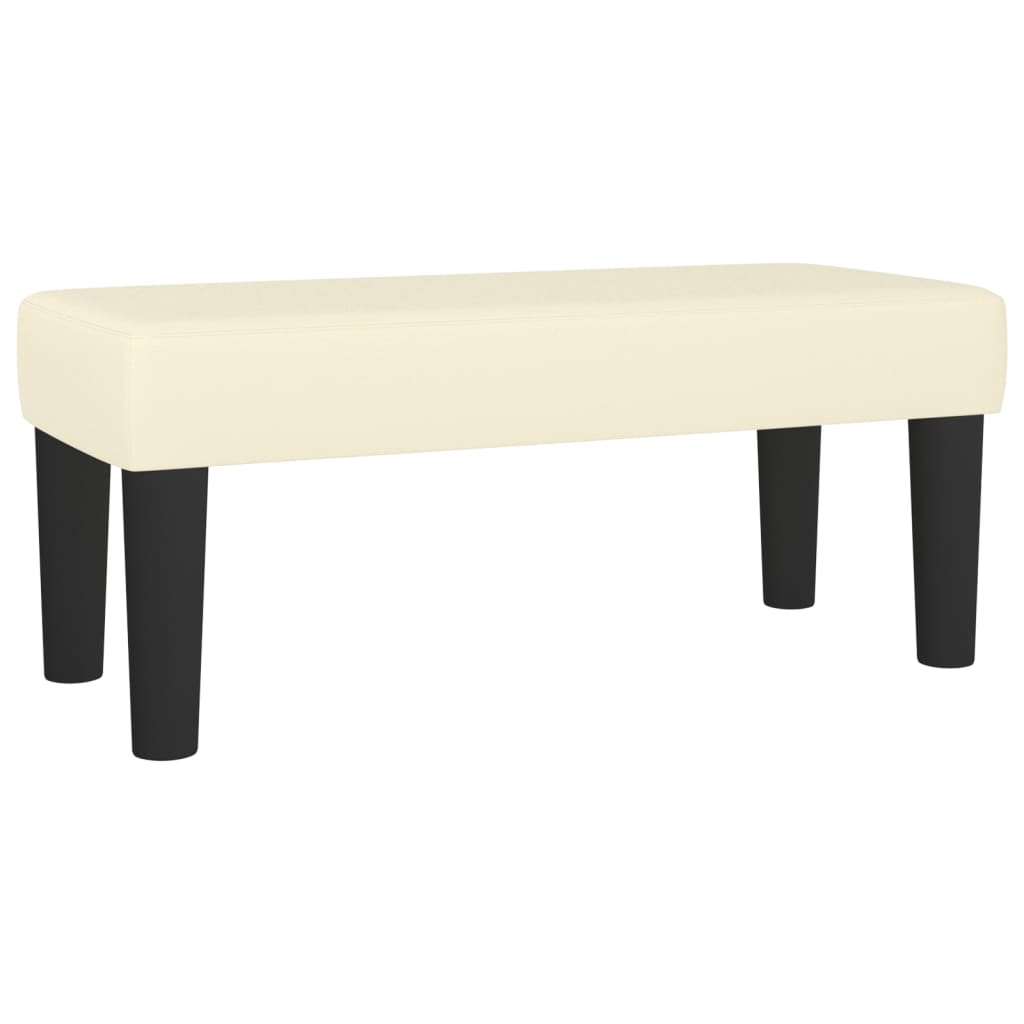 Panca Crema 70x30x30 cm in Similpelle