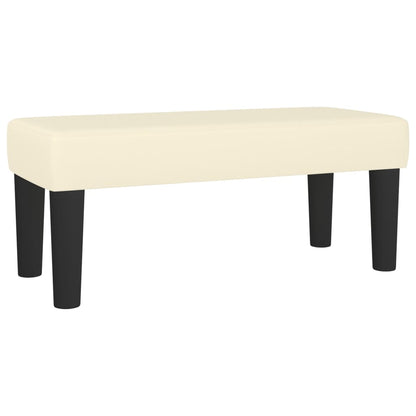 Panca Crema 70x30x30 cm in Similpelle