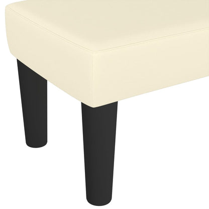 Panca Crema 70x30x30 cm in Similpelle