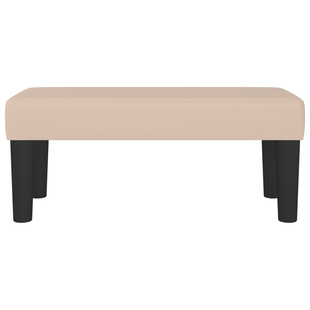 Panca Cappuccino 70x30x30 cm in Similpelle