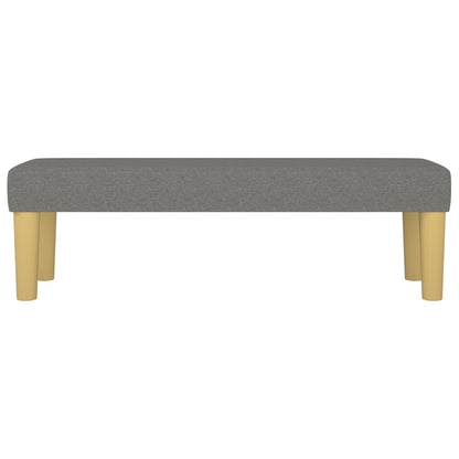 Panca Grigio Scuro 100x30x30 cm in Tessuto
