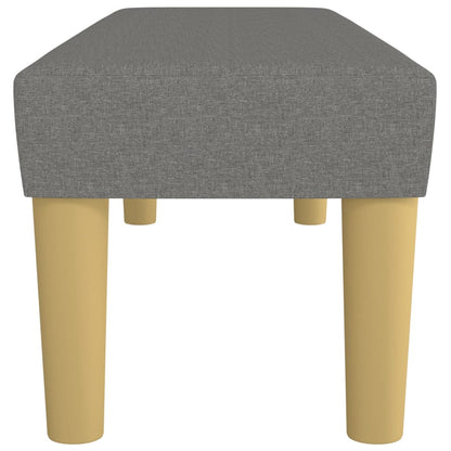 Panca Grigio Scuro 100x30x30 cm in Tessuto