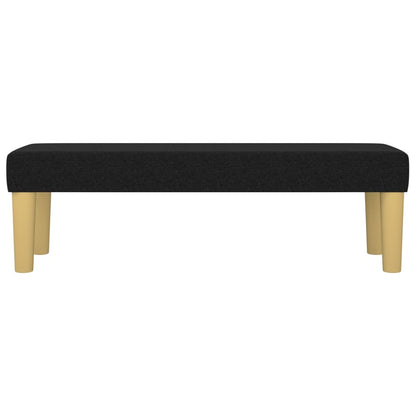Panca Nera 100x30x30 cm in Tessuto