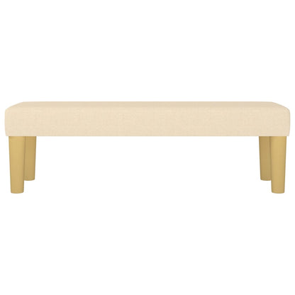 Panca Crema 100x30x30 cm in Tessuto