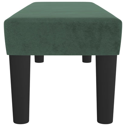Panca Verde Scuro 100x30x30 cm in Velluto