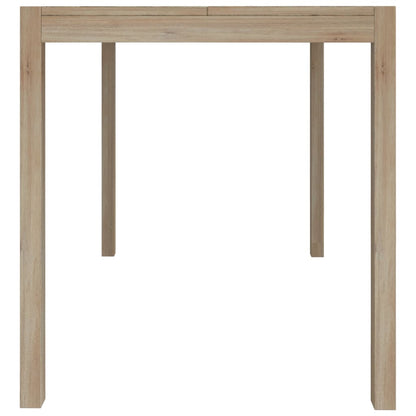 Set da Pranzo 7 pz in Legno Massello di Acacia
