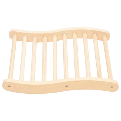 Schienale a Forma di S per Sauna in Legno Massello di Pino