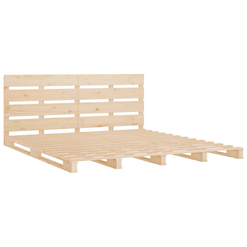 Giroletto senza Materasso 180x200 cm in Legno Massello di Pino
