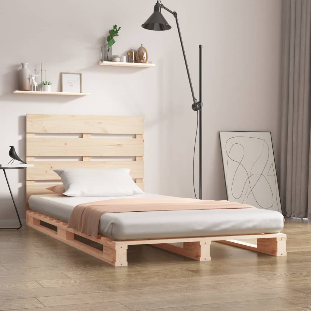 Giroletto senza Materasso 75x190 cm in Legno Massello di Pino