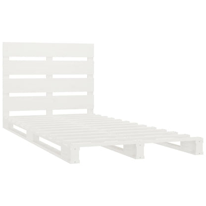 Giroletto senza Materasso Bianco 75x190 Legno Massello di Pino