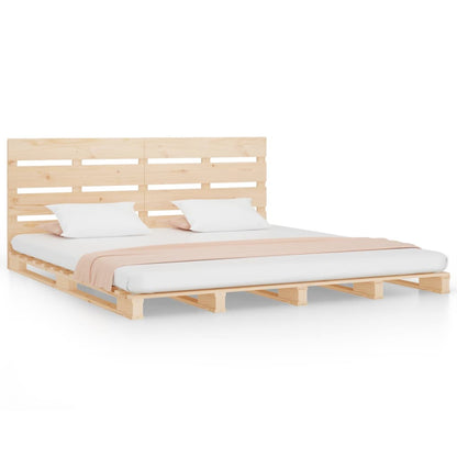 Giroletto senza Materasso 135x190 cm in Legno Massello di Pino