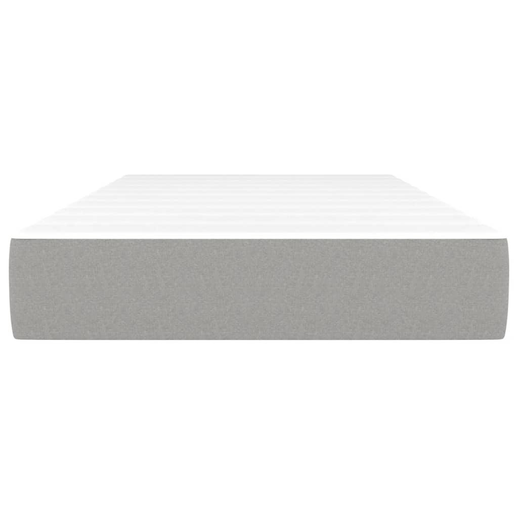 Materasso a Molle Insacchettate Grigio Chiaro 80x200x20 cm