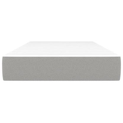 Materasso a Molle Insacchettate Grigio Chiaro 80x200x20 cm