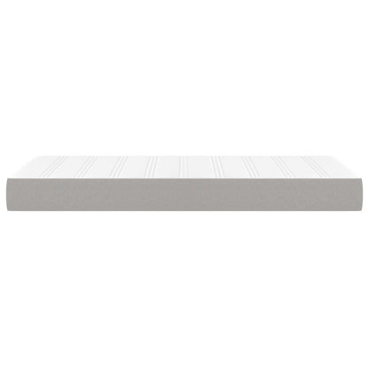 Materasso a Molle Insacchettate Grigio Chiaro 80x200x20 cm