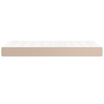 Materasso a Molle Cappuccino 80x200x20 cm in Similpelle