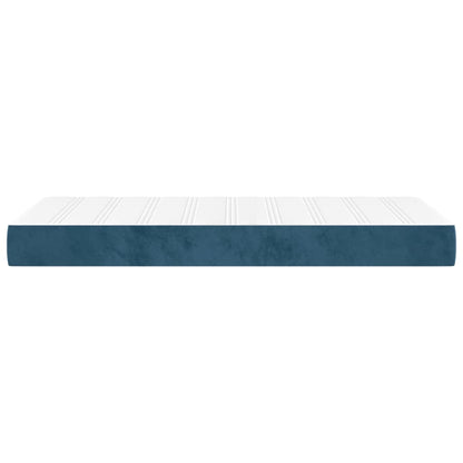 Materasso a Molle Blu Scuro 80x200x20 cm in Velluto