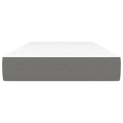 Materasso a Molle Insacchettate Grigio Scuro 90x190x20 cm
