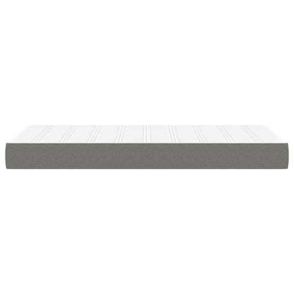 Materasso a Molle Insacchettate Grigio Scuro 90x190x20 cm