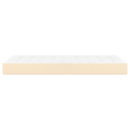 Materasso a Molle Insacchettate Crema 90x190x20 cm in Tessuto