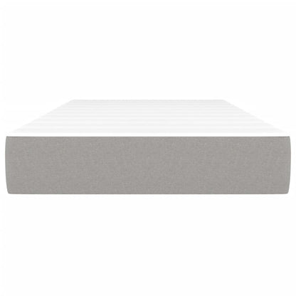 Materasso a Molle Insacchettate Grigio Chiaro 90x200x20 cm