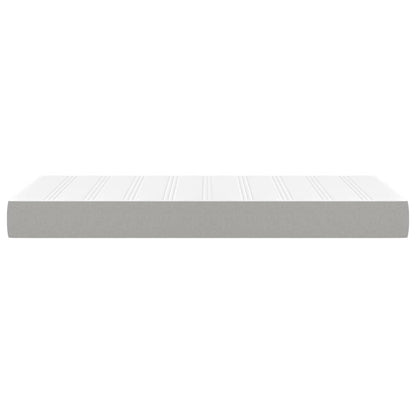 Materasso a Molle Insacchettate Grigio Chiaro 90x200x20 cm