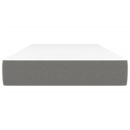 Materasso a Molle Insacchettate Grigio Scuro 90x200x20 cm