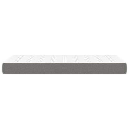 Materasso a Molle Insacchettate Grigio Scuro 90x200x20 cm