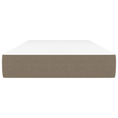 Materasso a Molle Insacchettate Grigio Tortora 90x200x20 cm
