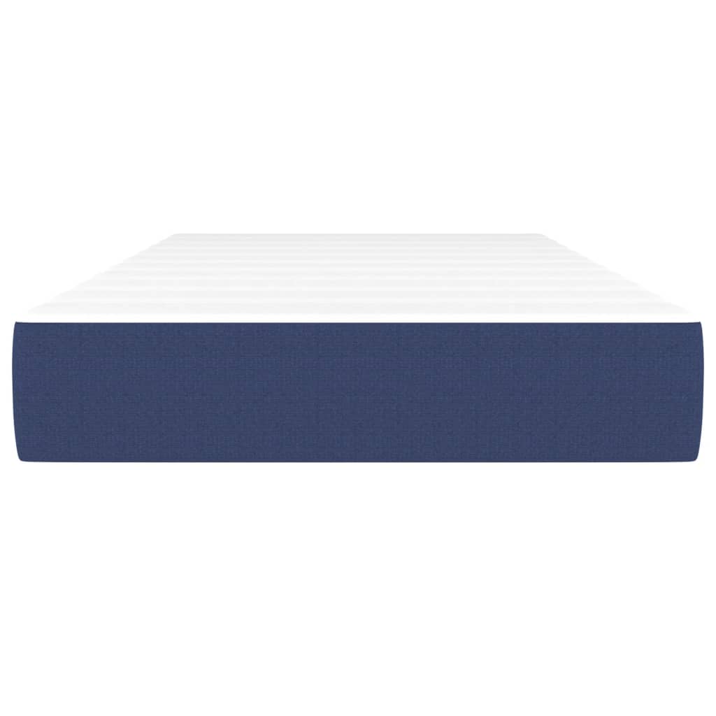 Materasso a Molle Insacchettate Blu 90x200x20 cm in Tessuto