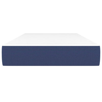 Materasso a Molle Insacchettate Blu 90x200x20 cm in Tessuto