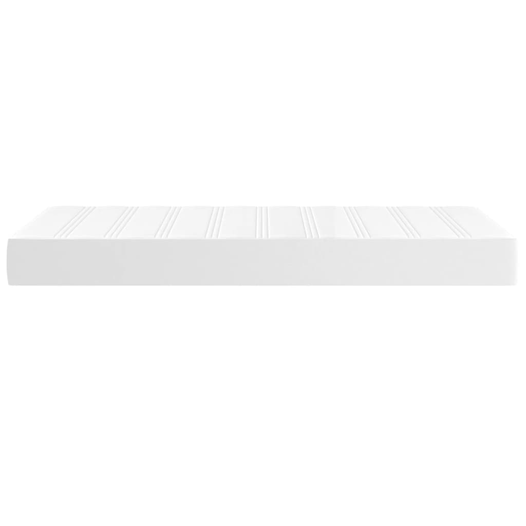 Materasso a Molle Bianco 90x200x20 cm in Similpelle
