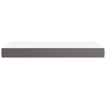 Materasso a Molle Grigio 90x200x20 cm in Similpelle