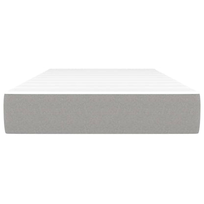 Materasso a Molle Insacchettate Grigio Chiaro 100x200x20 cm