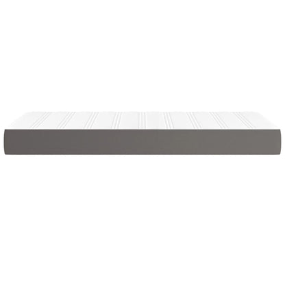 Materasso a Molle Grigio 100x200x20 cm in Similpelle