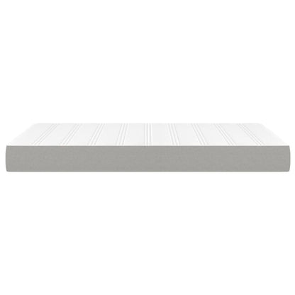 Materasso a Molle Insacchettate Grigio Chiaro 120x200x20 cm