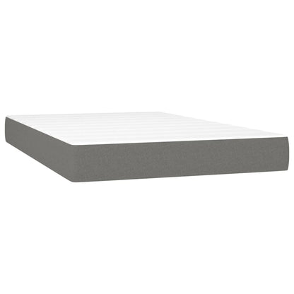 Materasso a Molle Insacchettate Grigio Scuro 120x200x20 cm