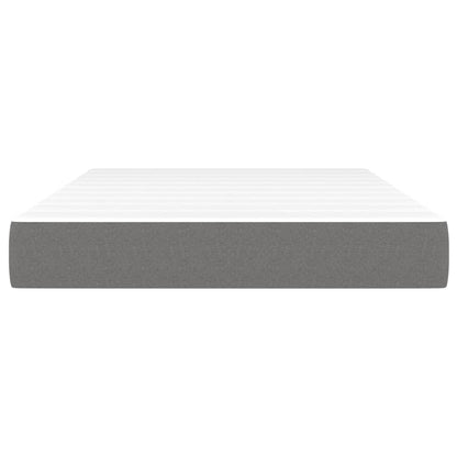 Materasso a Molle Insacchettate Grigio Scuro 120x200x20 cm