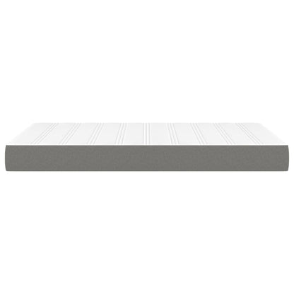 Materasso a Molle Insacchettate Grigio Scuro 120x200x20 cm