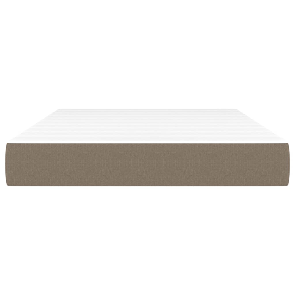 Materasso a Molle Insacchettate Grigio Tortora 120x200x20 cm